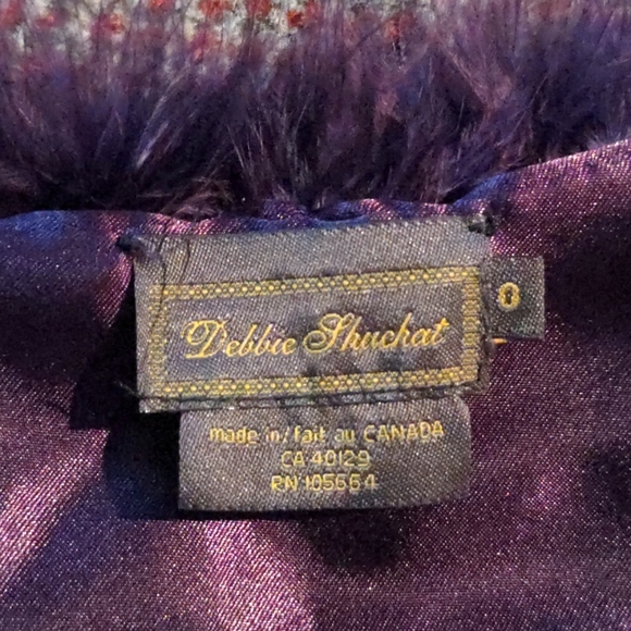 Debbie Shuchat feather stole RARE - Picture 3 of 4